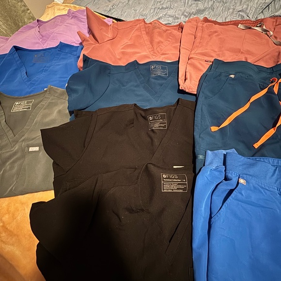 Figs Black Technical Collection Scrub Pants - Picture 8 of 10